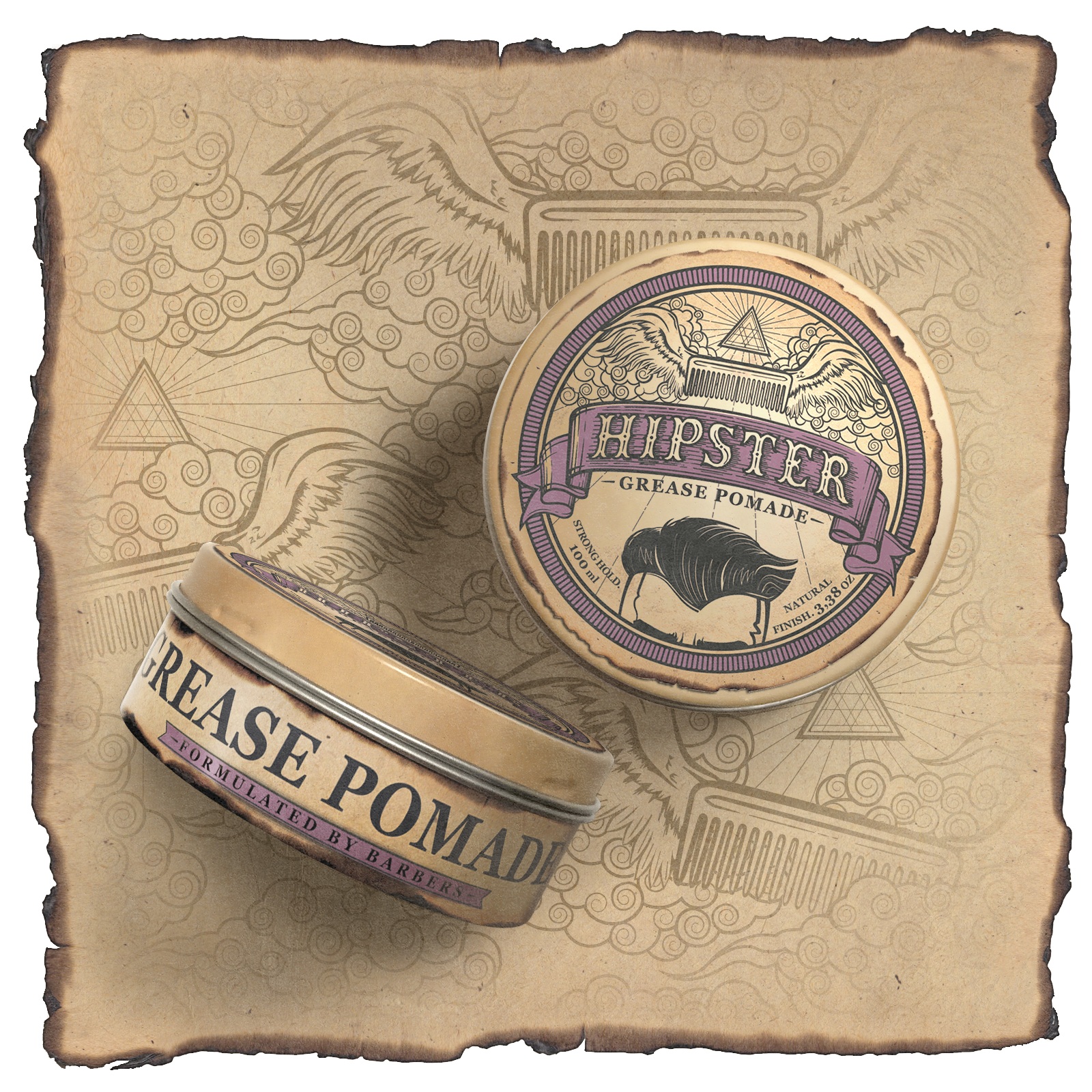 Hipster Помада на водной основе Aquatic Pomade Ultra, 33 мл 1