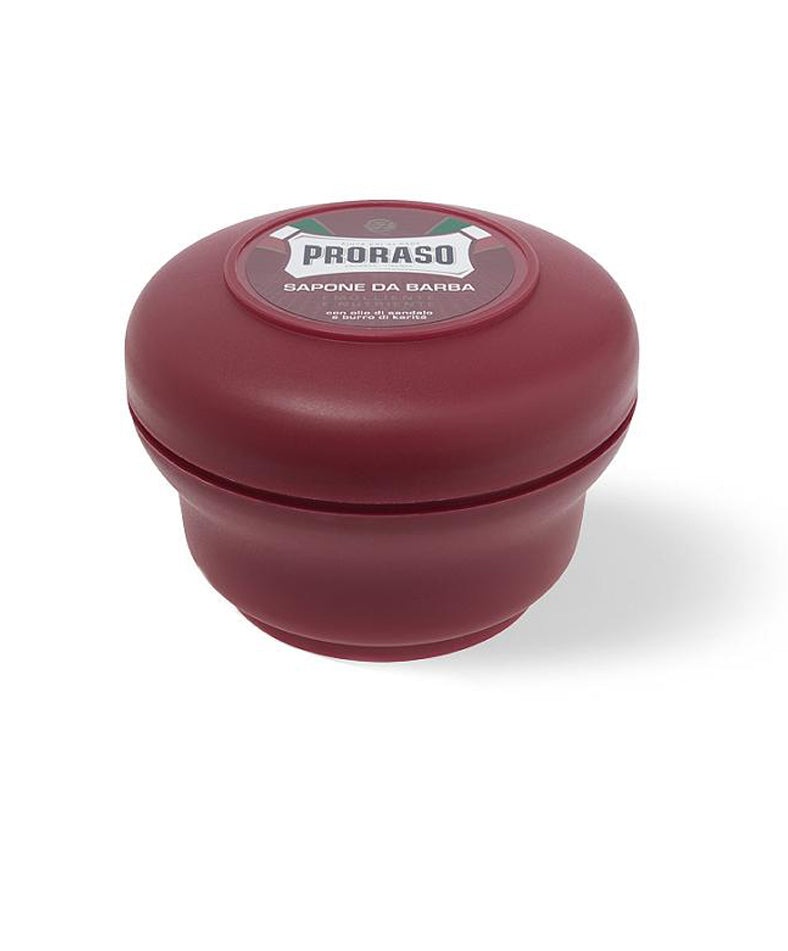 PRORASO Мыло для бритья питательное с маслом сандала и маслом ши, 150 мл 1