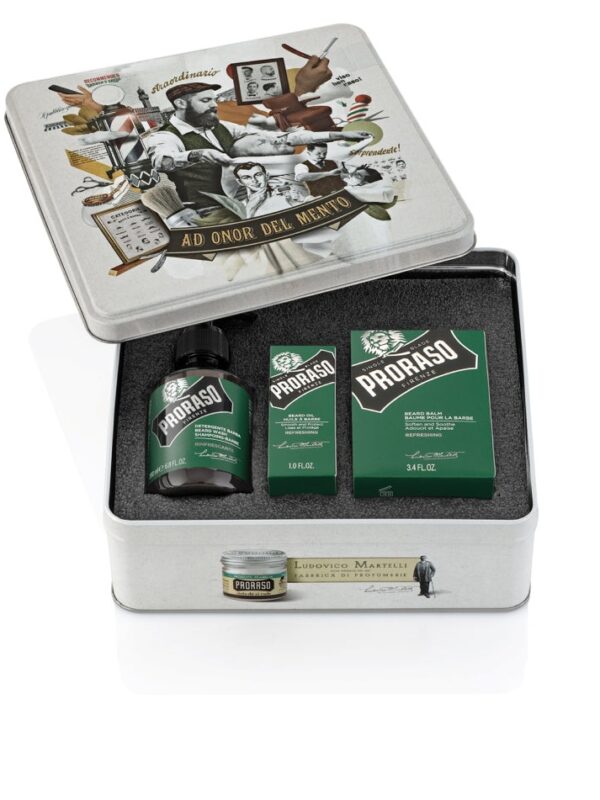 PRORASO Набор для ухода за бородой REFRESHING