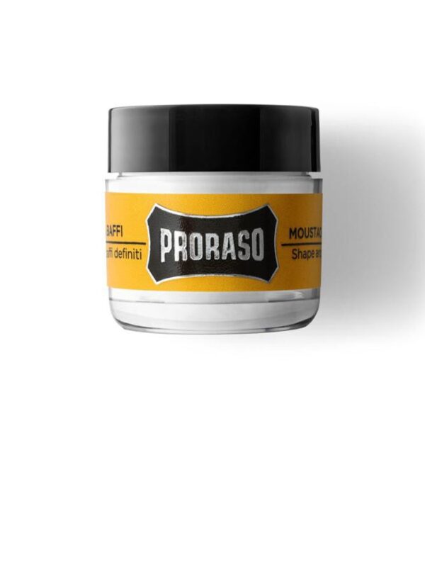 PRORASO Воск для усов WOOD AND SPICE, 15 мл