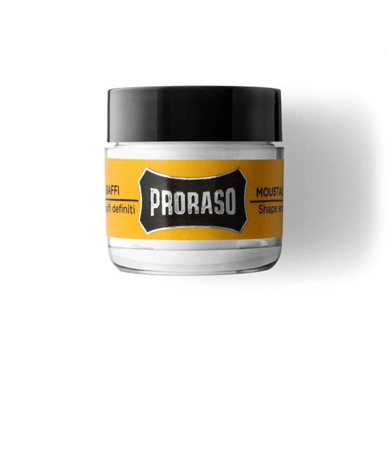 PRORASO Воск для усов WOOD AND SPICE, 15 мл 1