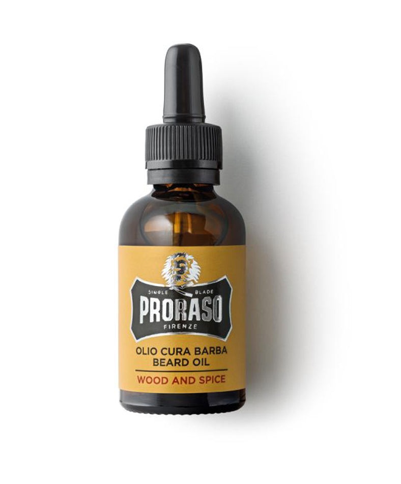 PRORASO Масло для бороды Wood and Spice,30 мл 1