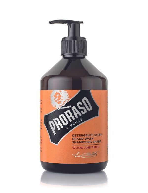 PRORASO Шампунь для бороды WOOD AND SPICE (проф.) 500 мл