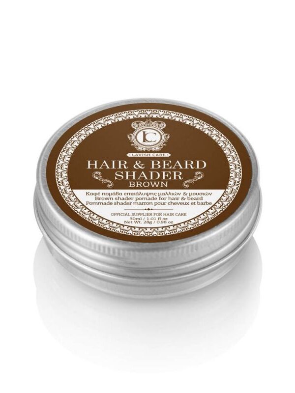 Lavish Care Помада для волос и бороды коричневая Brown Beard and Hair Shader Pomade 30 мл