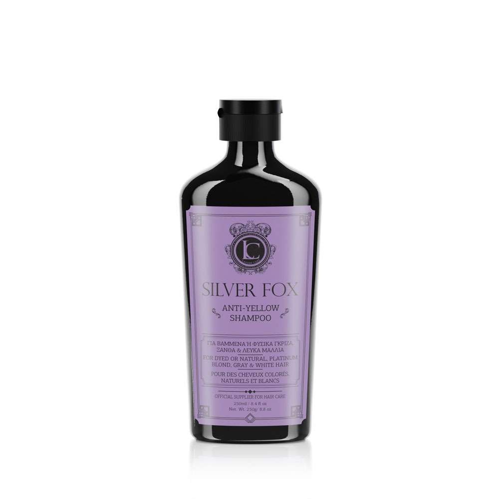 Lavish Care Шампунь для светлых и седых волос Silver Fox Anti Yellow Shampoo 300 мл 1