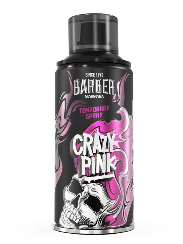 Marmara Barber Лак для волос цветной CRAZY PINK 150 мл