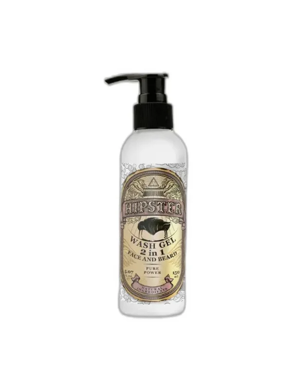 Hipster Гель для умывания 2в1 Wash Gel 2in1 Face and Beard
